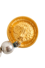 Pearl Logo Clasp Necklace by Karl Lagerfeld KL signature @ Recess LA