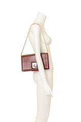 Vintage Pierre Cardin Chain Leather Envelope Clutch II on mannequin @ Recess LA