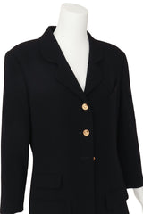 wool blazer by Chanel on mannequin close @ Recess LA