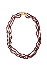 Rhinestone Clasp Bead Necklace @ Recess LA