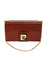 Vintage Pierre Cardin Chain Leather Envelope Clutch II @ Recess LA