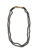 Zebra head bead necklace by Ciner @ Recess LA