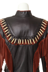 Leather Jacket by Diamond Leathers on mannequin back close @ Recess LA