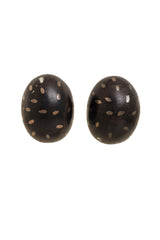Sterling Egg Inlay Earrings @ Recess LA