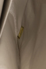 Chanel silver 227 Quilted Double Flap Bag serial number @ Recess LA