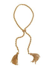 Vintage Tassel Chain Bolo Lariat Necklace @ Recess LA