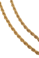 Vintage Tassel Chain Bolo Lariat Necklace rope chain closeup @ Recess LA