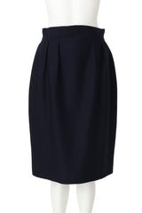 Wool Four Pocket Jacket and Skirt Set