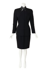 Jacket & skirt suit set by Thierry Mugler on mannequin @ Recess La