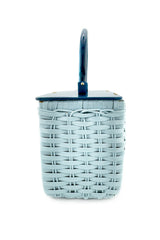 Vintage Woven Vinyl Box Bag side @recess la