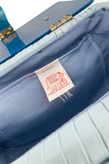 Vintage Woven Vinyl Box Bag origin label @recess la