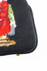Vintage Chinese Needlepoint Frame Bag weave wear @recess la