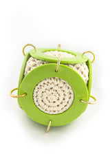 Vintage Walborg Raffia Rings Box Bag wear @recess la