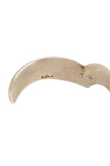 Vintage Taxco Sterling Crescent Bangle Bracelet inner scuffs @ Recess LA