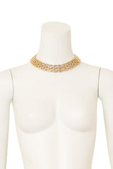 Pavé Bar Link Necklace by Givenchy on mannequin @ Recess LA
