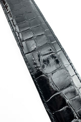 Vintage Barry Kieselstein-Cord Sterling Gator Buckle Belt scratch @recess la