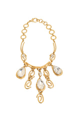 crystal swirl necklace by Jo Jansen @ Recess LA