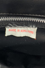 Vintage Woven Houndstooth Box Bag origin label @recess la