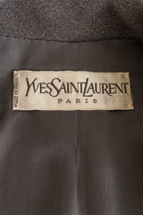 Vintage Saint Laurent double breasted blazer label @ Recess LA