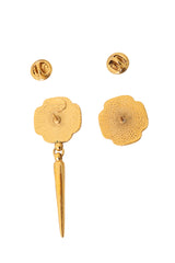 Leaf pin set by Sonia Rykiel backs @ Recess LA