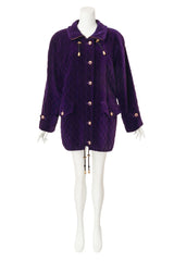 Quilted Velvet Puff Jacket by Escada on mannequin @ Recess LA