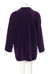 Quilted Velvet Puff Jacket by Escada on mannequin back @ Recess LA