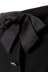 Vintage Chanel Bateau Bow Mini Dress bow close @ Recess LA
