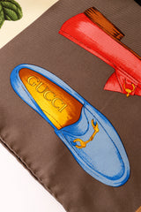 "Icons" scarf by Gucci logo @ Recess LA