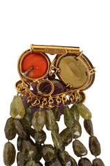 Greens Semi-Precious Stone Bead Bracelet by Iradj Moini signature @ Recess LA
