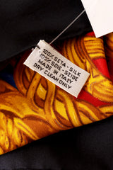 silk scarf by Chanel label @ Recess LA