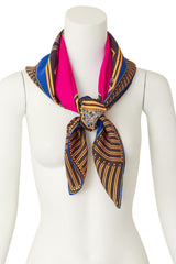 clock silk scarf by Cartier on mannequin @ Recess LA