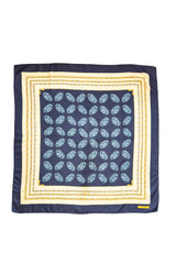 Vintage Cartier Logo Medallion & Chain Silk Scarf @recess la