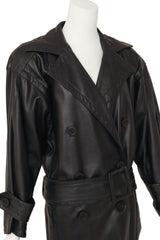 trench coat by Saint Laurent on mannequin close @ Recess LA