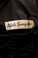 strapless dress by Adele Simpson label @ Recess LA