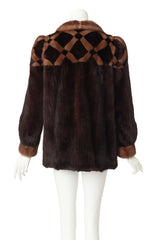 Fur jacket by Buffums furs on mannequin back @ Recess LA