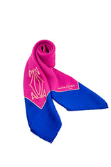 Vintage Cartier Logo & Bow Jacquard Scarf III wrapped @recess la