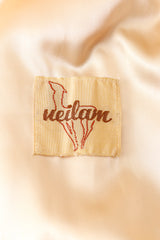 Alpaca fur coat label @ Recess LA