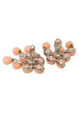 teardrop strand earrings by Siman Tu backs open @ Recess LA