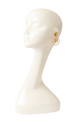 hoop earrings by Chanel on mannequin @ Recess LA