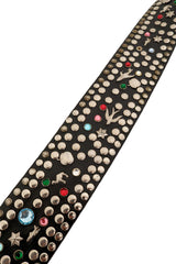 Travel Stud Leather Belt studs close @ Recess LA