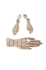 brooch & earrings set by Morlock @ Recess LA