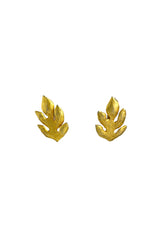 Vintage Hervé Van Der Straeten Laurel Leaf Earrings II @recess la