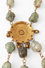 medallion necklace by Accessocraft back signature @ Recess LA