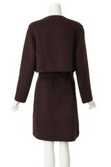 wrap coat by Hermès on mannequin back @ Recess LA