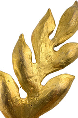Vintage Hervé Van Der Straeten Laurel Branch Brooch detail @recess la