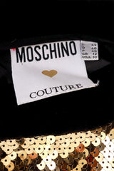 sequin velvet pencil skirt by Moschino label @ Recess LA