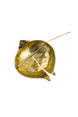 Vintage Hervé Van Der Straeten Ladybug Brooch back @recess la