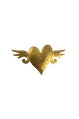 Vintage Hervé Van Der Stareten Winged Heart Brooch @recess la