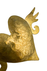 Vintage Hervé Van Der Stareten Winged Heart Brooch detail @recess la