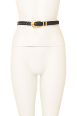 greek key leather belt by Gianni Versace on mannequin @ Recess LA